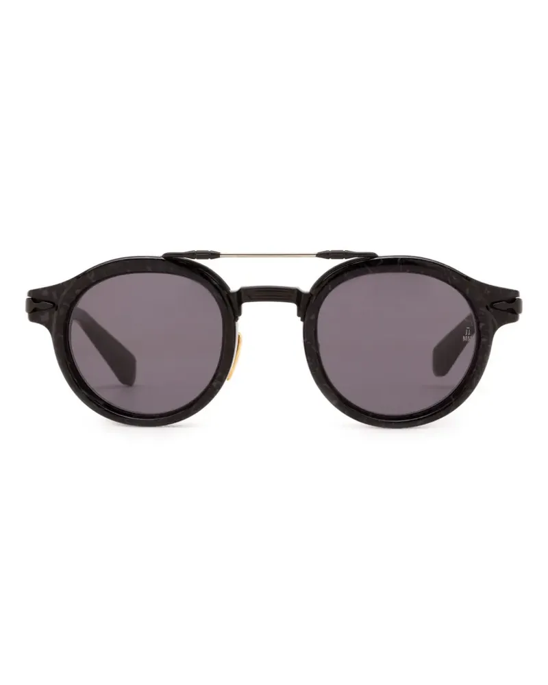 Jacques Marie Mage Delage round-frame sunglasses - Schwarz Schwarz