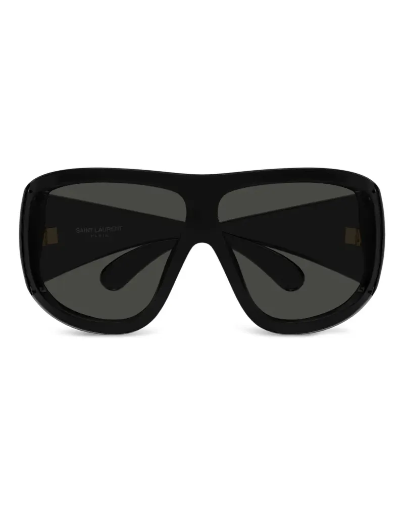 Saint Laurent oversized-frame sunglasses - Schwarz Schwarz