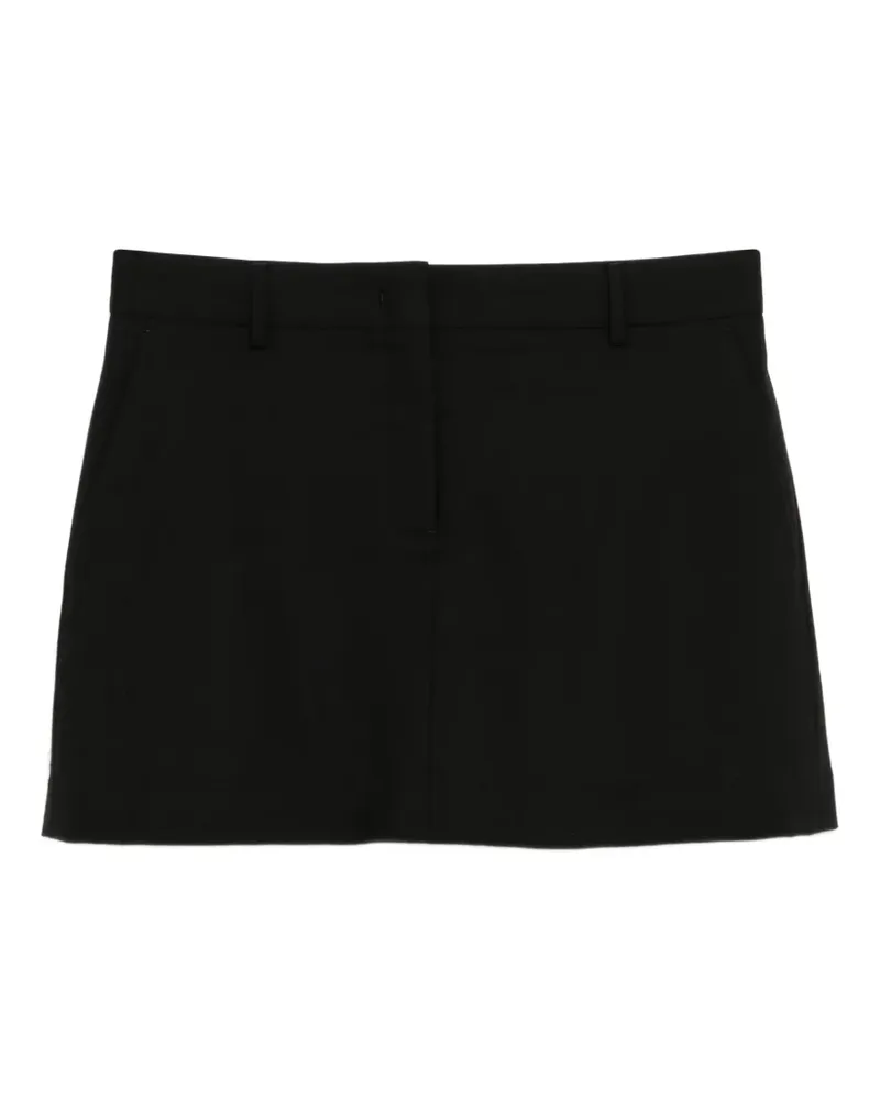 Karl Lagerfeld logo-plaque mini skorts - Schwarz Schwarz