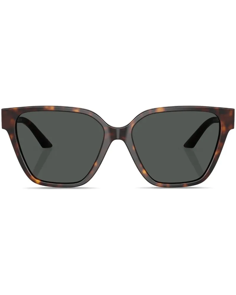Versace Greca Strass Sonnenbrille - Braun Braun