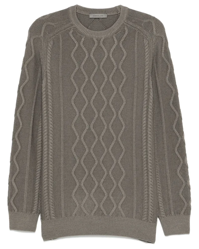 Corneliani Klassischer Pullover - Braun Braun