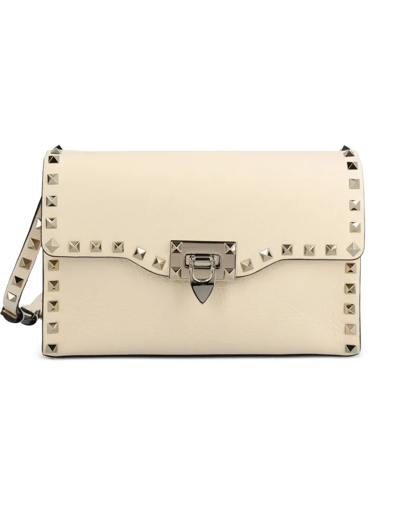 Valentino Garavani small Rockstud shoulder bag - Nude Nude