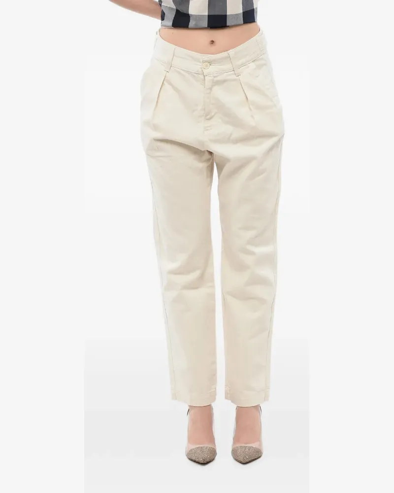 Woolrich Jeans mit plissiertem Bund - Nude Nude