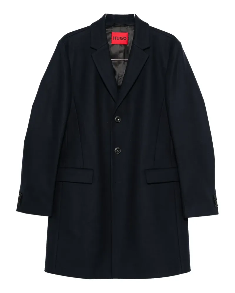 HUGO BOSS Mantel mit fallendem Revers - Blau Blau