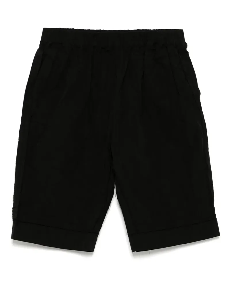Casey Casey Ungesäumte Yama Shorts - Schwarz Schwarz