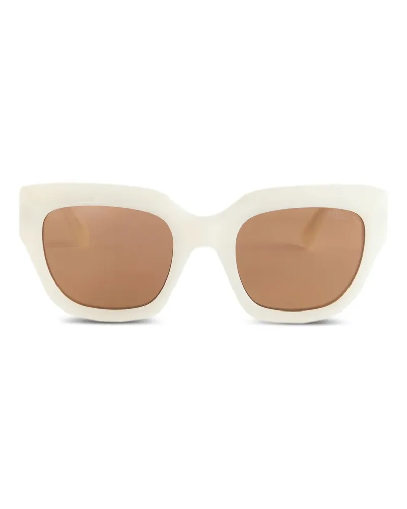 Emilio Pucci Sonnenbrille mit eckigem Gestell - Weiß Weiß