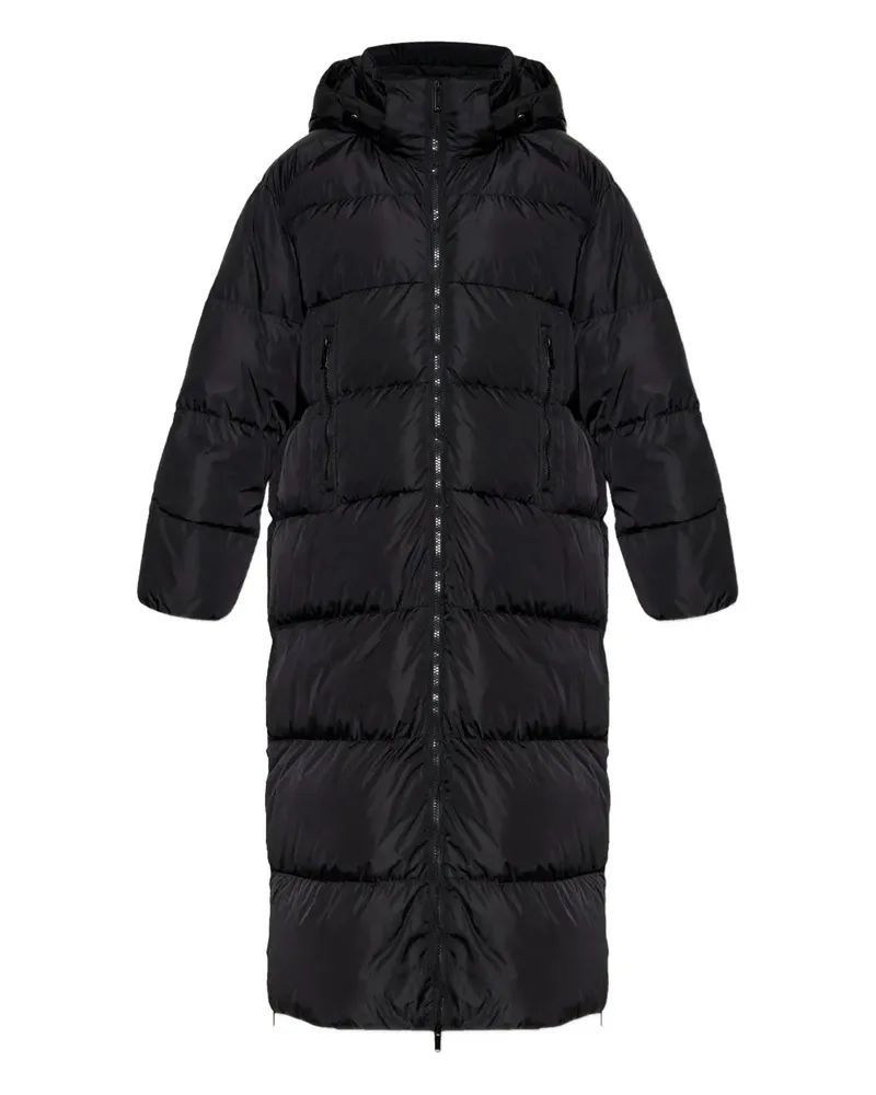 ADD zip-fastening ped coat - Schwarz Schwarz