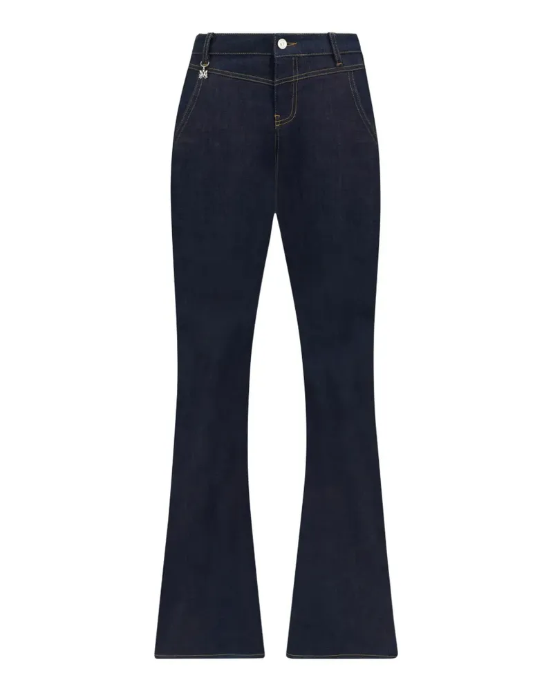 Amiri Bootcut-Jeans mit Logo-Anhänger - Blau Blau