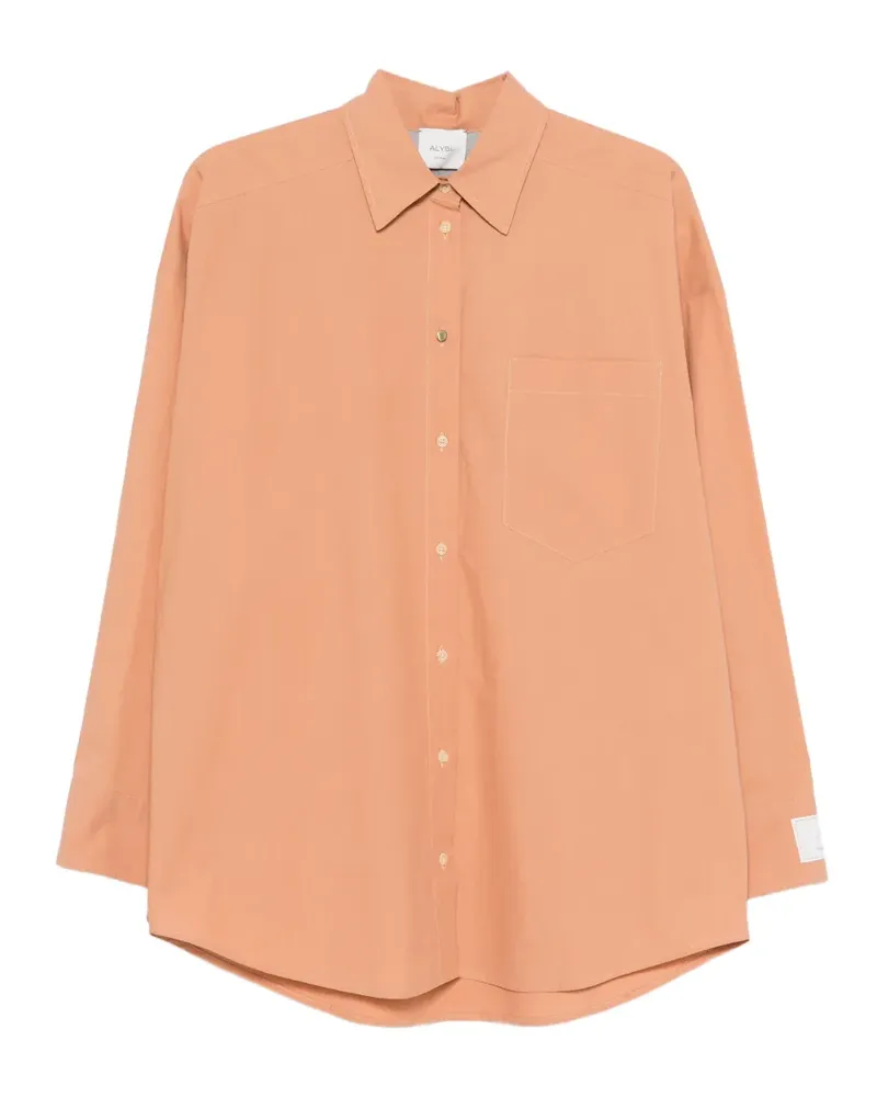 ALYSI Hemd mit Brusttasche - Orange Orange