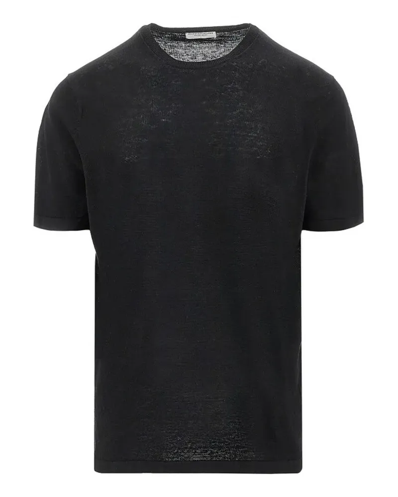 Majestic crew-neck T-shirt - Schwarz Schwarz