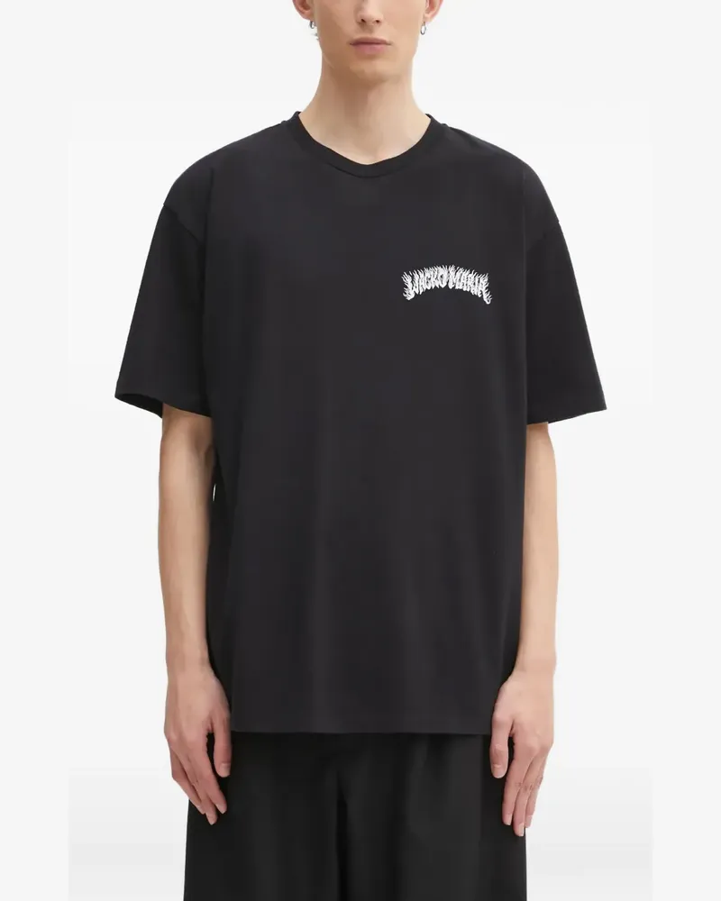 Wacko Maria graphic-print T-shirt - Schwarz Schwarz