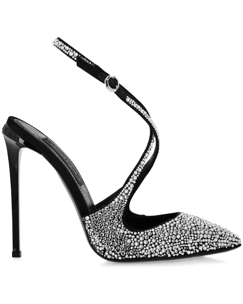 Philipp Plein Pumps mit Kristallen 120mm - Schwarz Schwarz