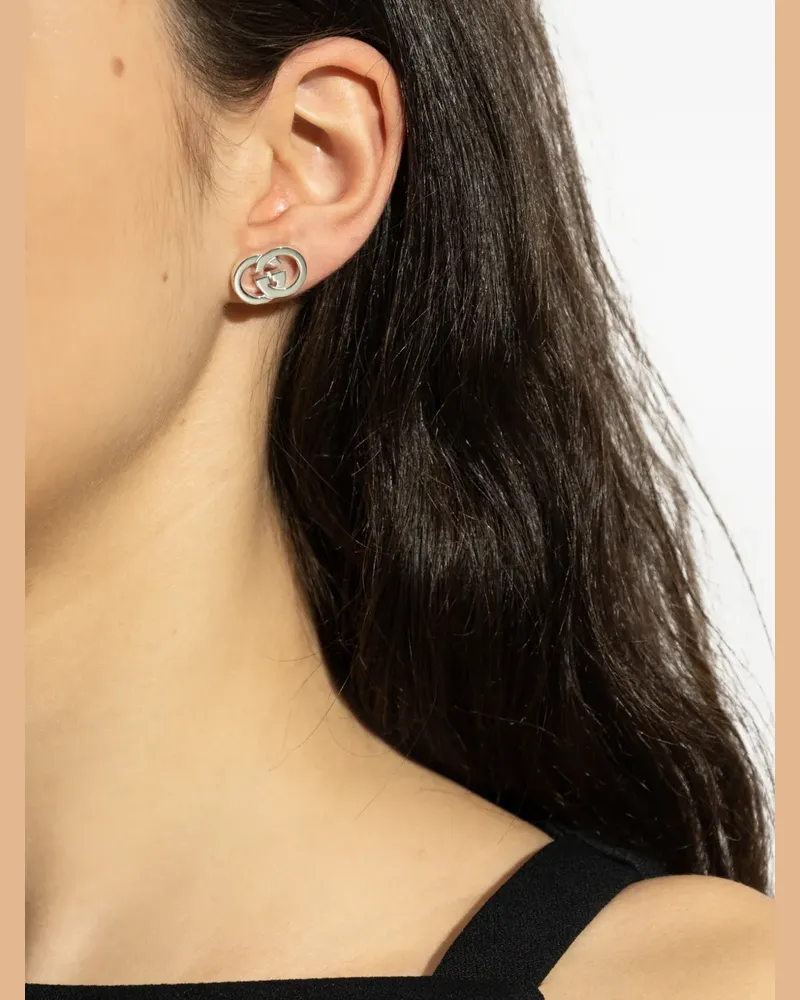 Gucci Interlocking G earrings - Silber Silber