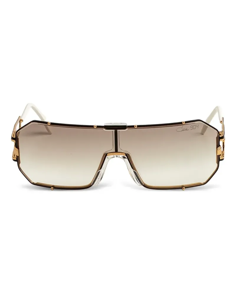 CAZAL 904 Sonnenbrille mit geometrischem Gestell - Schwarz Schwarz