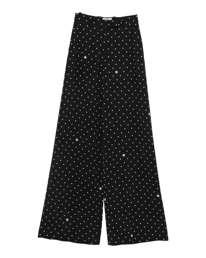 Elie Saab Hose mit Polka Dots - Schwarz Schwarz
