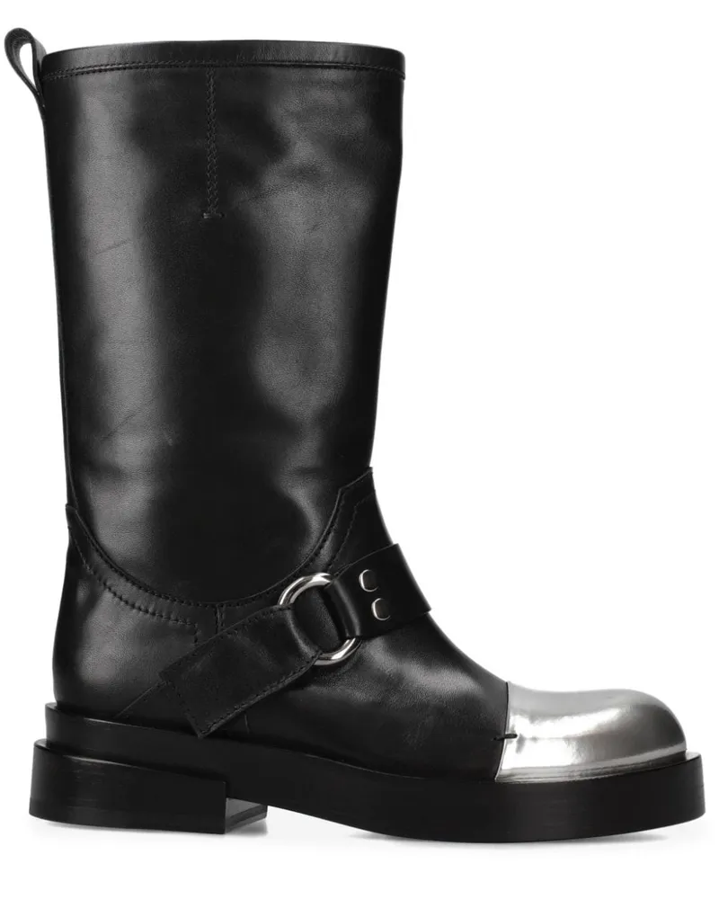 Premiata Klassische Stiefel - Schwarz Schwarz
