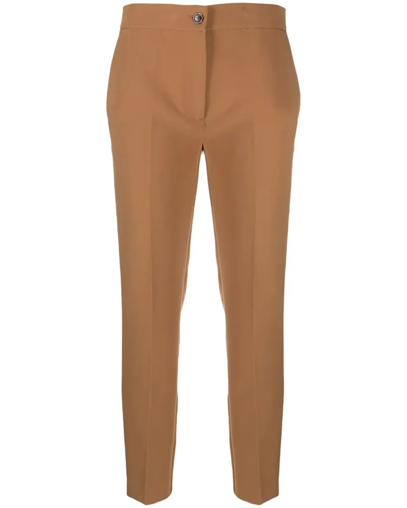 Twin-Set Klassische Zigarettenhose - Braun Braun