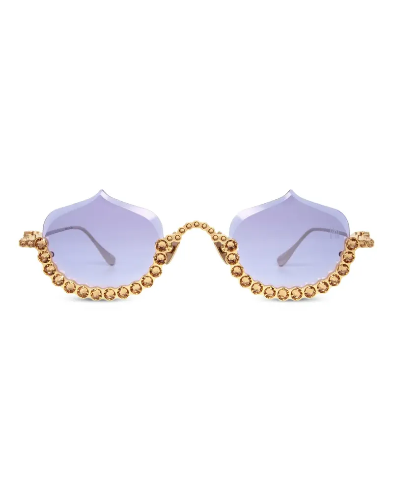 Anna-Karin Karlsson Crystal Meringue crystal-embellished sunglasses - Gold Gold