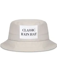 Moschino Fischerhut mit Classic Rain Hat-Schild Nude