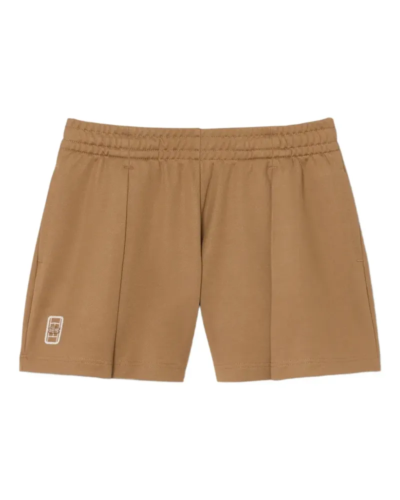 Lacoste Interlock Piqué-Shorts - Braun Braun
