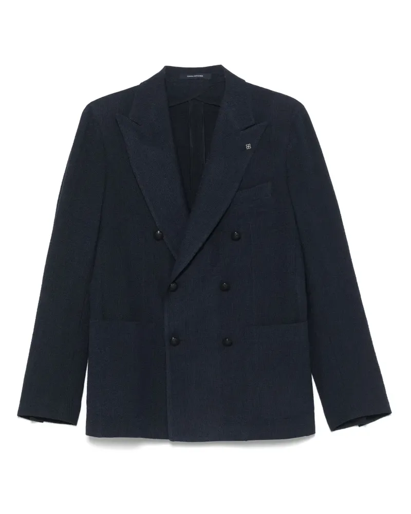 Tagliatore Doppelreihiges Sakko - Blau Blau