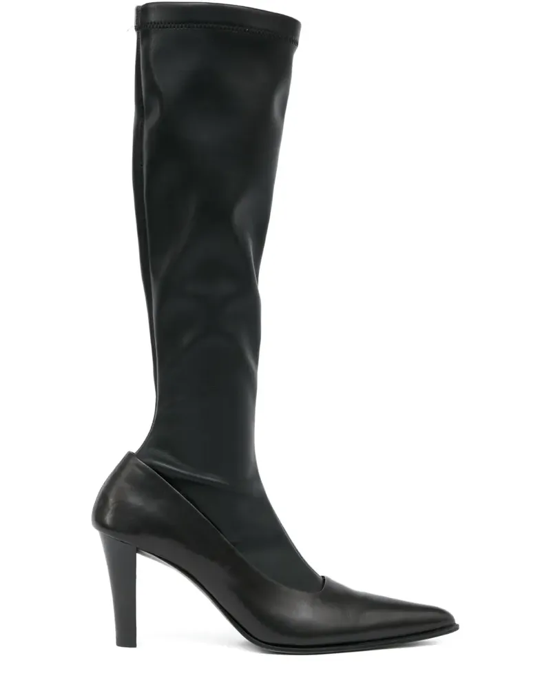 Maison Margiela Stiefel aus Leder - Schwarz Schwarz