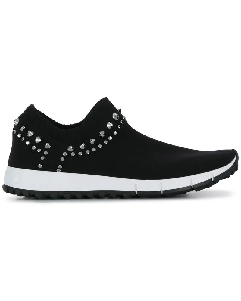 Jimmy Choo Verona' Sneakers mit Kristallen - Schwarz Schwarz
