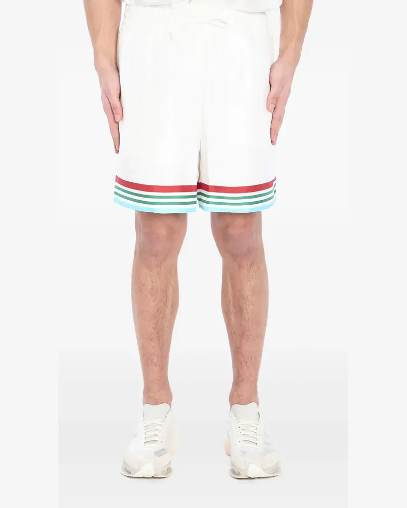 Casablanca Paris Casa Way World Series Bermudas - Weiß Weiß