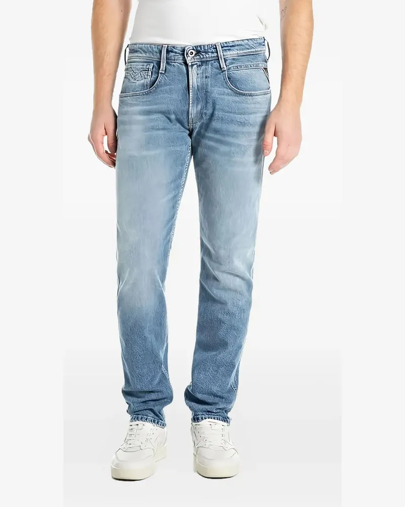 Replay Anbass stitched pocket jeans - Blau Blau