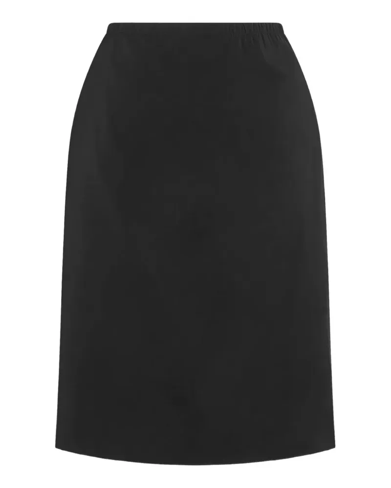 The Row Ivera elasticated-waistband midi skirt - Schwarz Schwarz