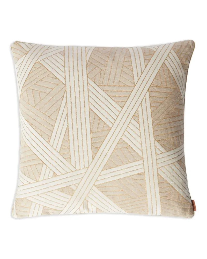 Missoni Home Kissen mit geometrischem Muster - Nude Nude