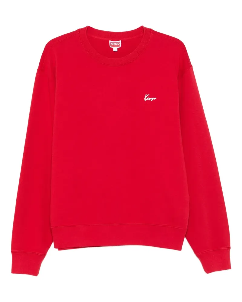 Kenzo Sweatshirt mit Blumen-Print - Rot Rot