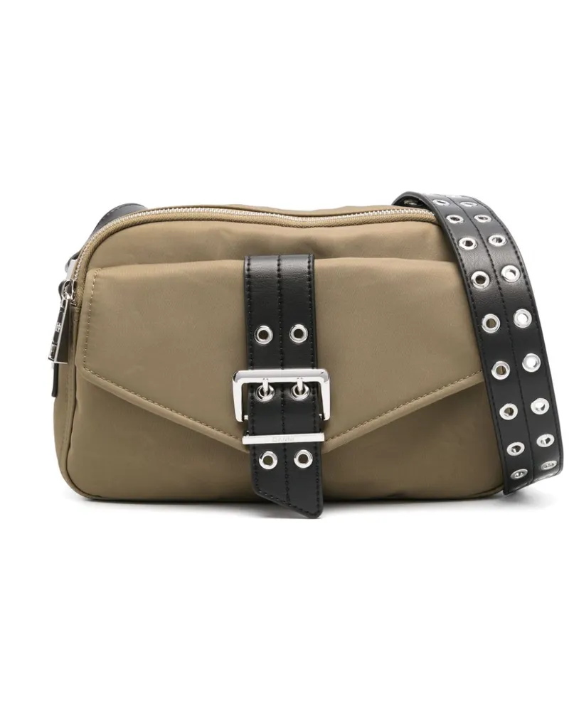 Ganni Bucky Schultertasche - Grün Grün