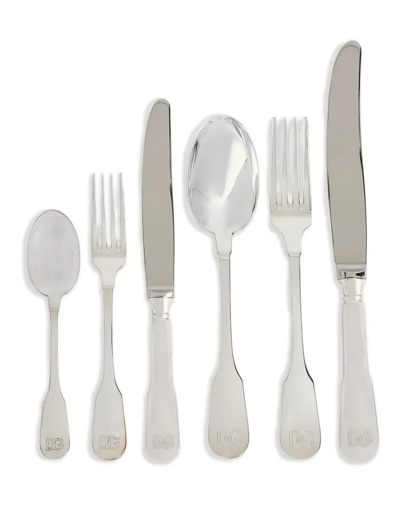 Dolce & Gabbana German Silver Besteck (6er-Set) - Silber Silber
