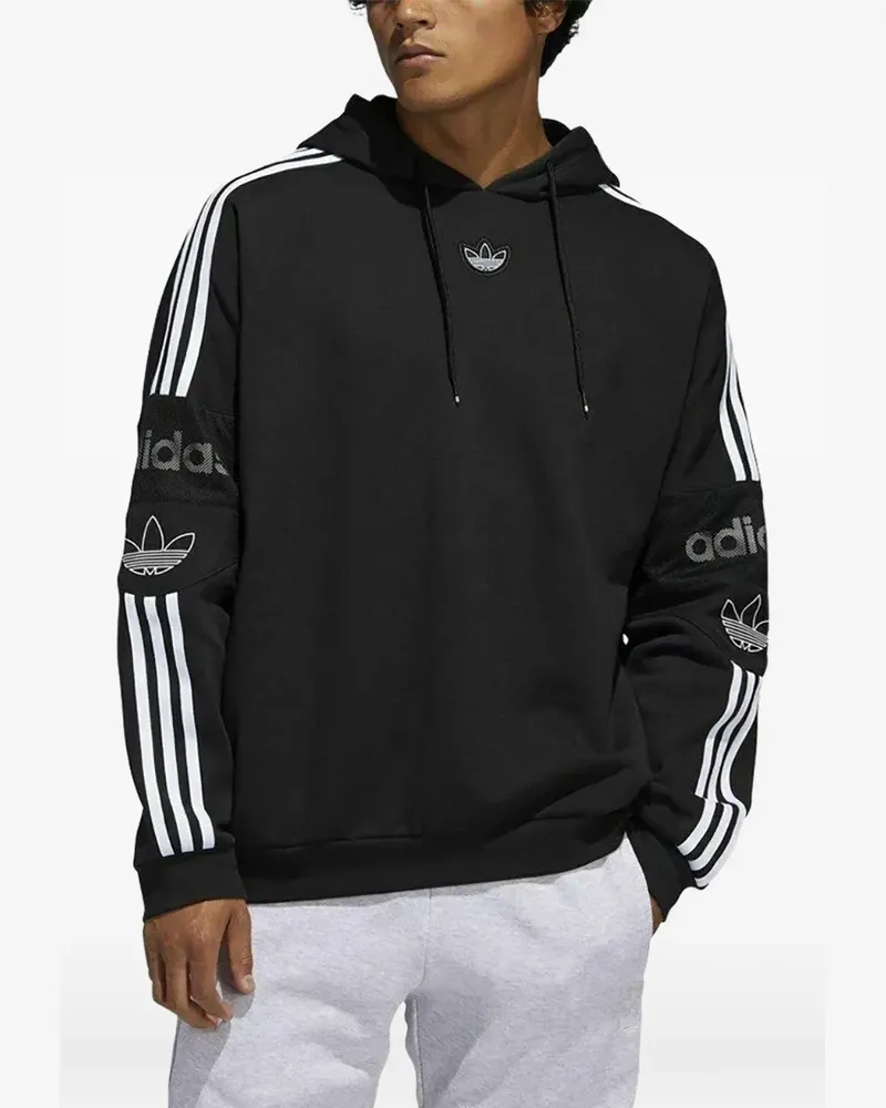 adidas Hoodie mit Logo - Schwarz Schwarz
