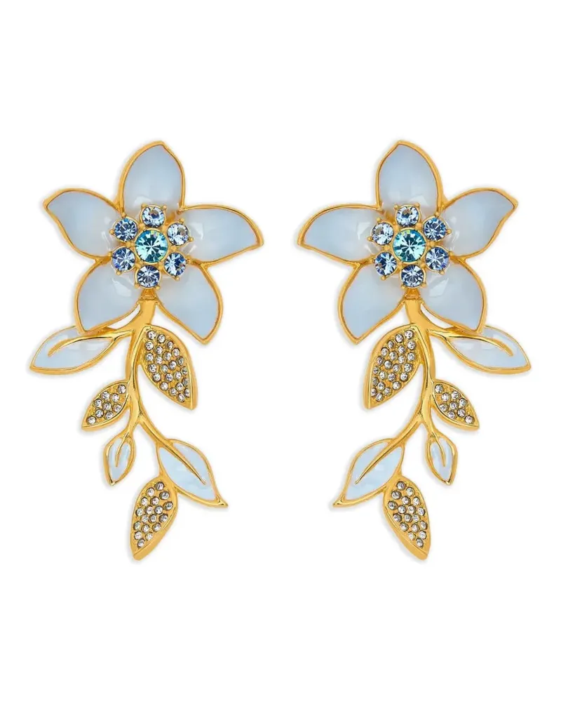 Oscar de la Renta Jasmin Vine Ohrringe - Gold Gold