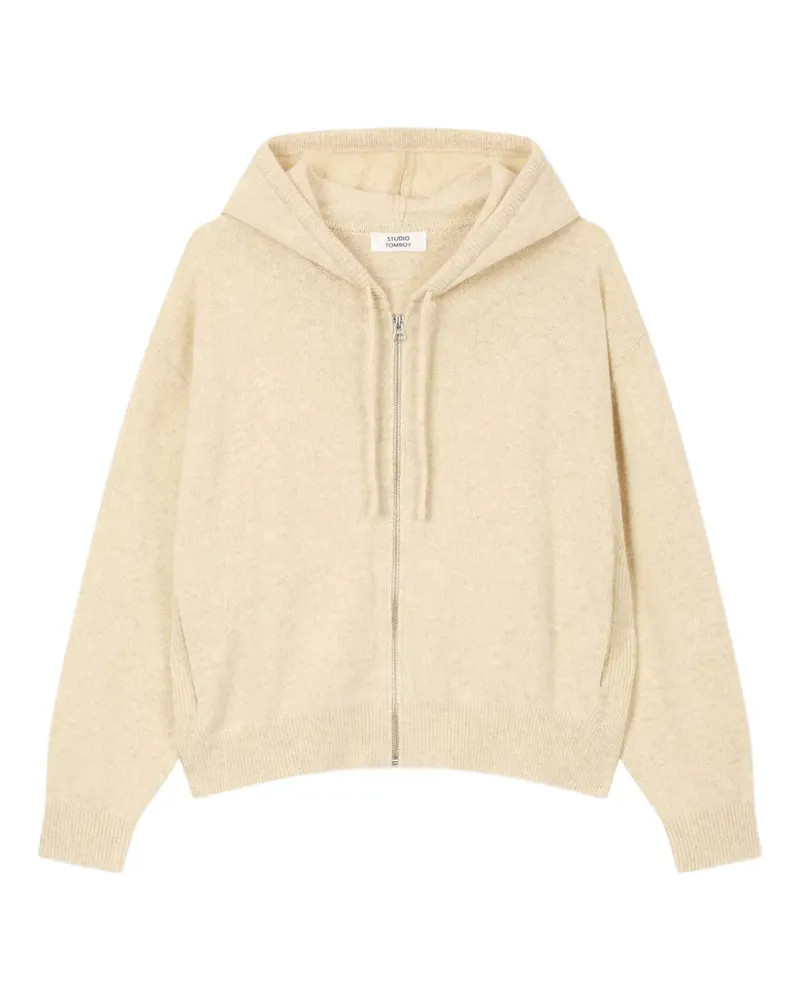 STUDIO TOMBOY Kapuzenjacke mit Logo-Stickerei - Nude Nude