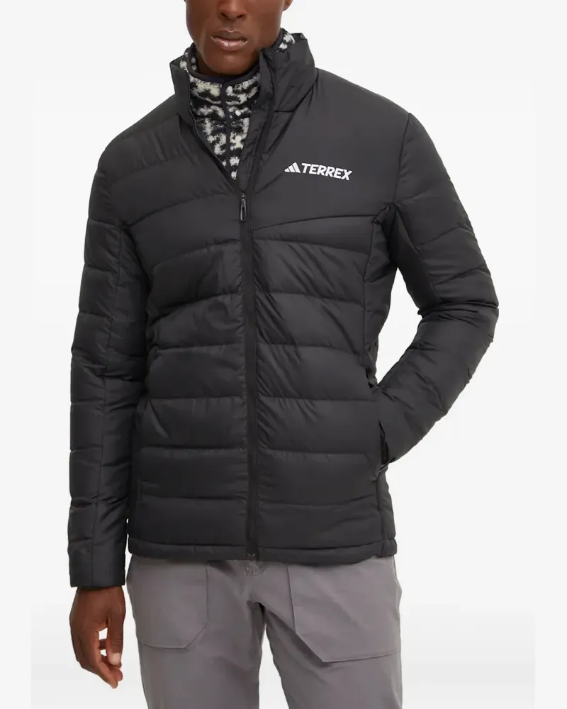 adidas Terrex Daunenjacke mit gestepptem Einsatz - Schwarz Schwarz