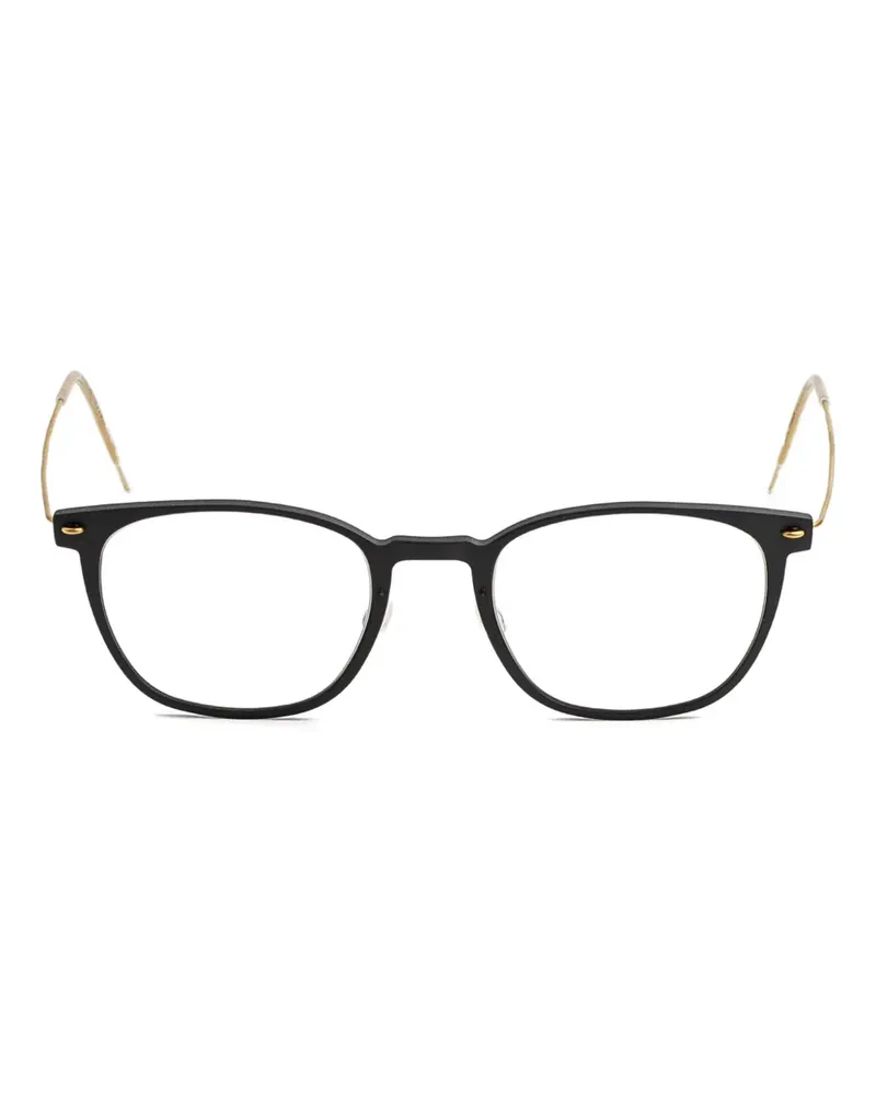 Lindberg round-frame glasses - Schwarz Schwarz