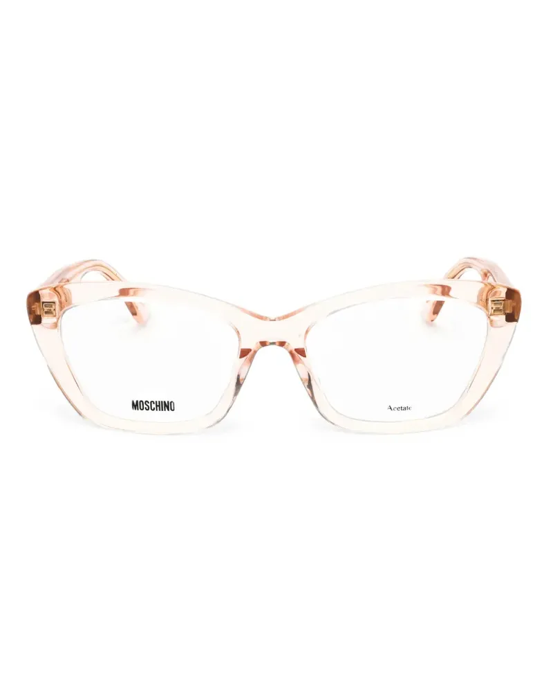 Moschino Cat-Eye-Brille - Nude Nude