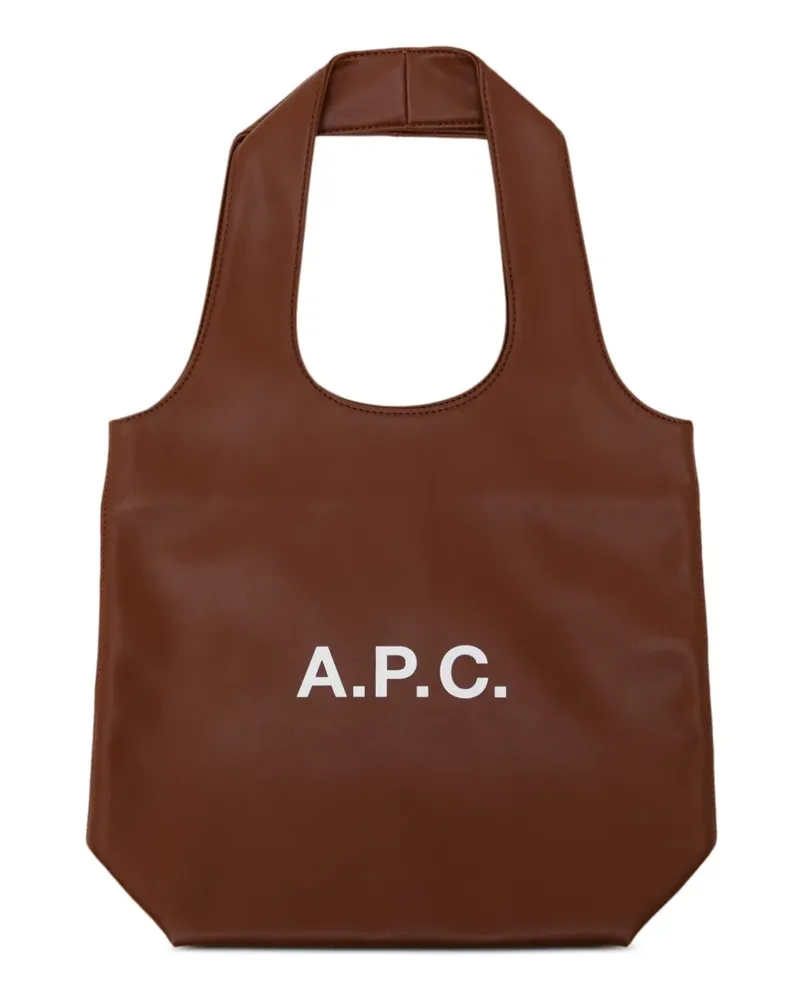 A.P.C. Ninon Tote Bag - Braun Braun