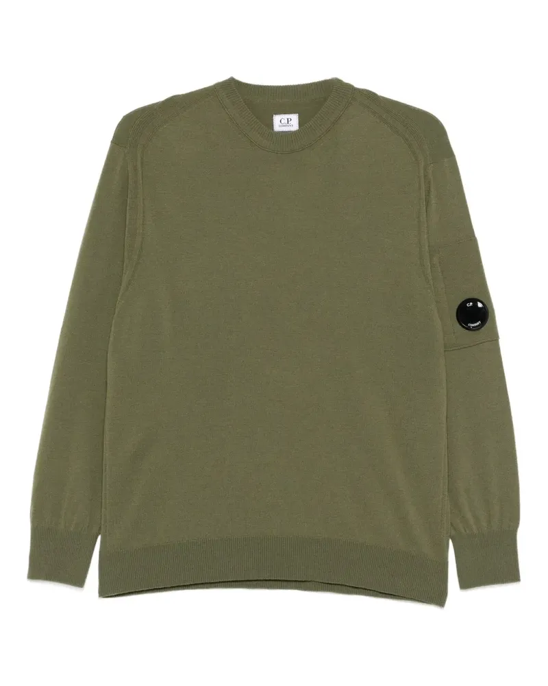 C.P. Company Pullover mit Linsen-Detail - Grün Grün