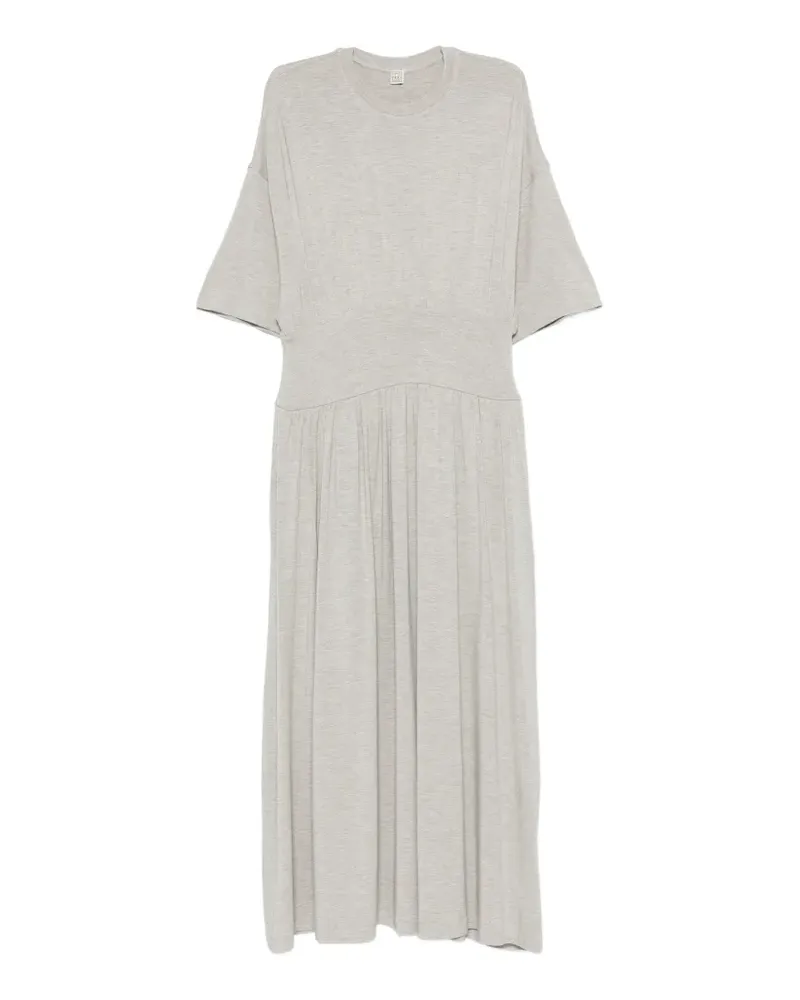 Totême Gerafftes Kleid - Grau Grau