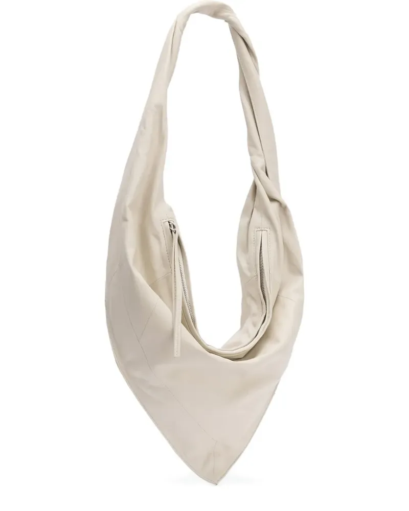 Christophe Lemaire Scarf Schultertasche mit verdrehtem Riemen - Nude Nude