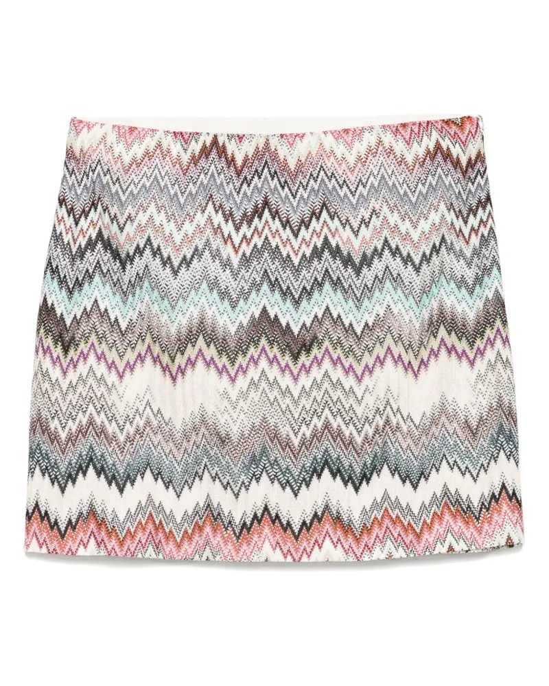 Missoni Rock mit Zickzackmuster - Nude Nude