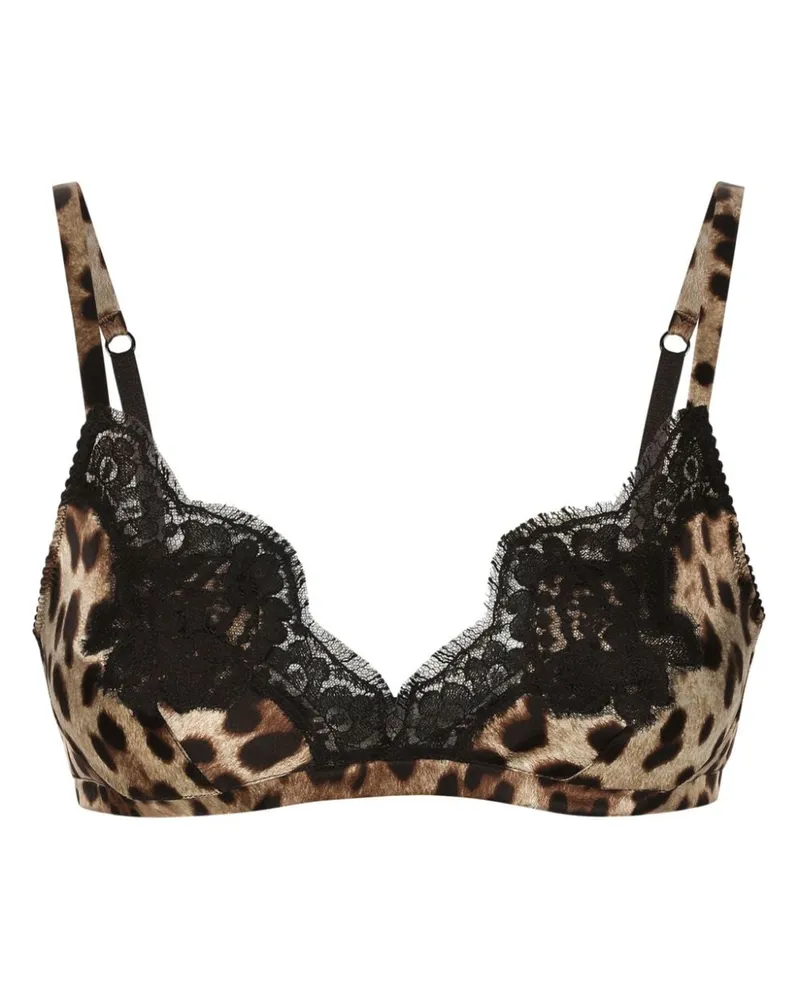 Dolce & Gabbana BH mit Leoparden-Print - Nude Nude