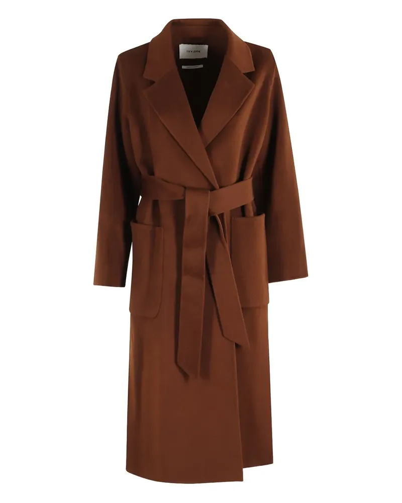 IVY & OAK belted patch-pocket jacket - Braun Braun