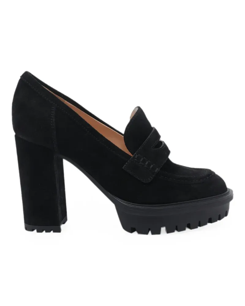 Gianvito Rossi Barry suede pumps - Schwarz Schwarz