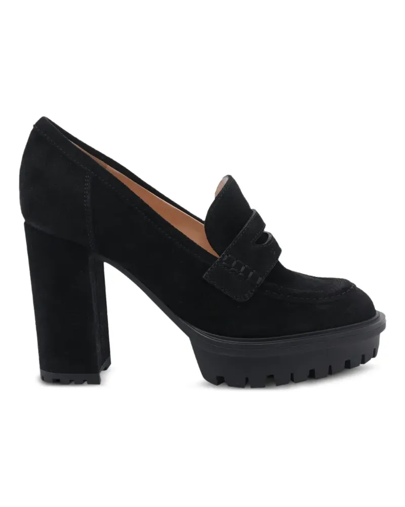 Gianvito Rossi Barry suede pumps - Schwarz Schwarz