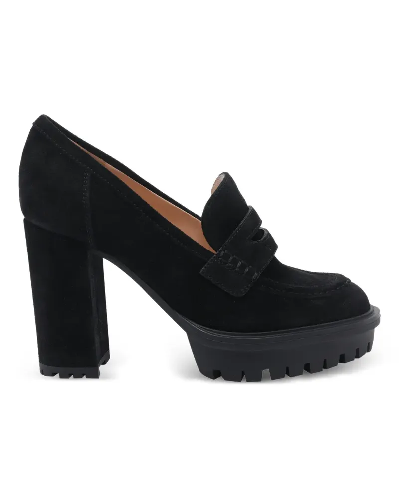 Gianvito Rossi Barry suede pumps - Schwarz Schwarz